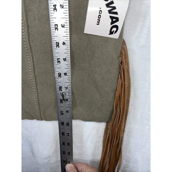 Myra Bag Laces of Color Medium Crossbody Bag Leather Cowhide Southwestern M-3975 - Picture 8 of 12